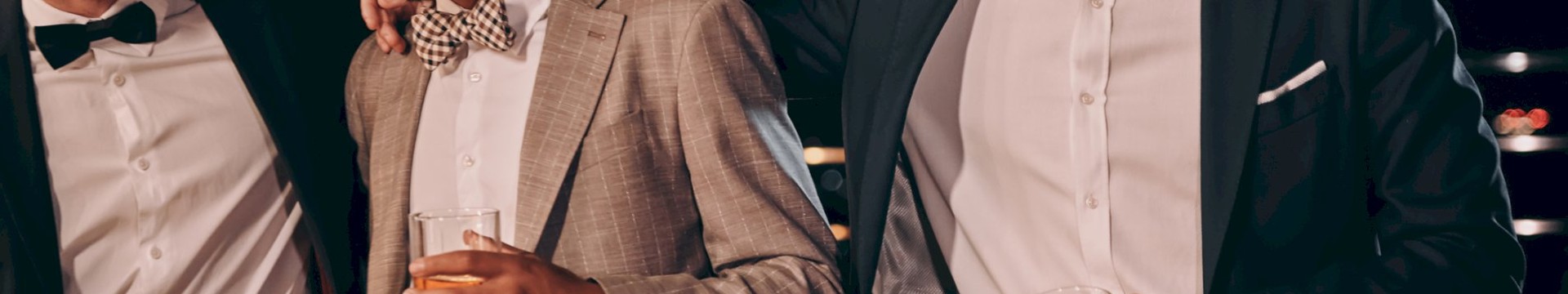 3 men enjoying their stag do complete with vip experiences