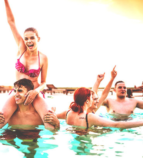 Bratislava Stag Party Ideas - Pool Party