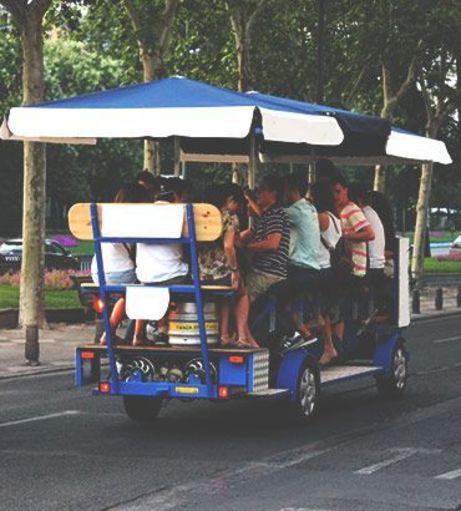 Madrid Stag Do Ideas - Beer Bike