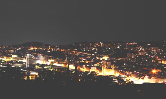 City lit up at night. Explore Stuttgart Stag Party ideas below: